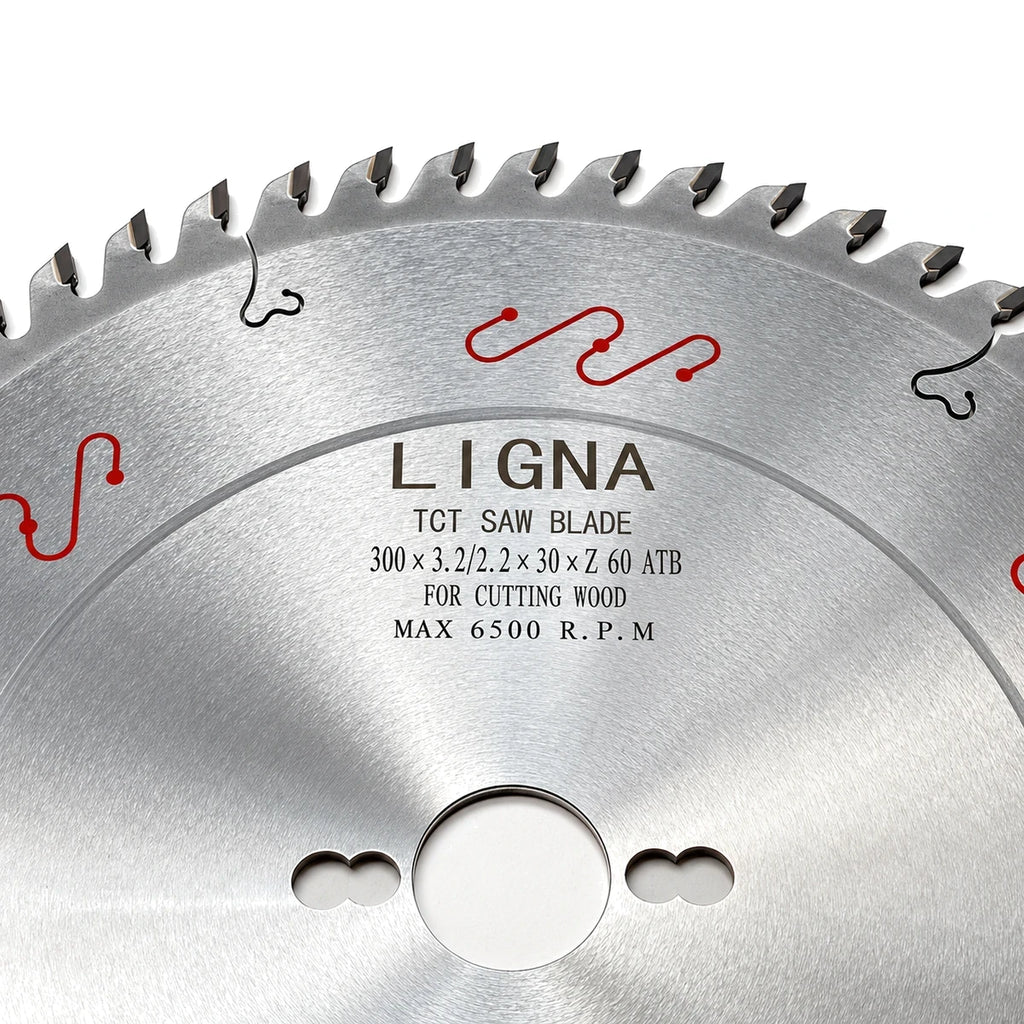 Disco Sierra Circular 300 x 3.2/2.2 x 30 mm 60T ATB Ligna (foto 2)