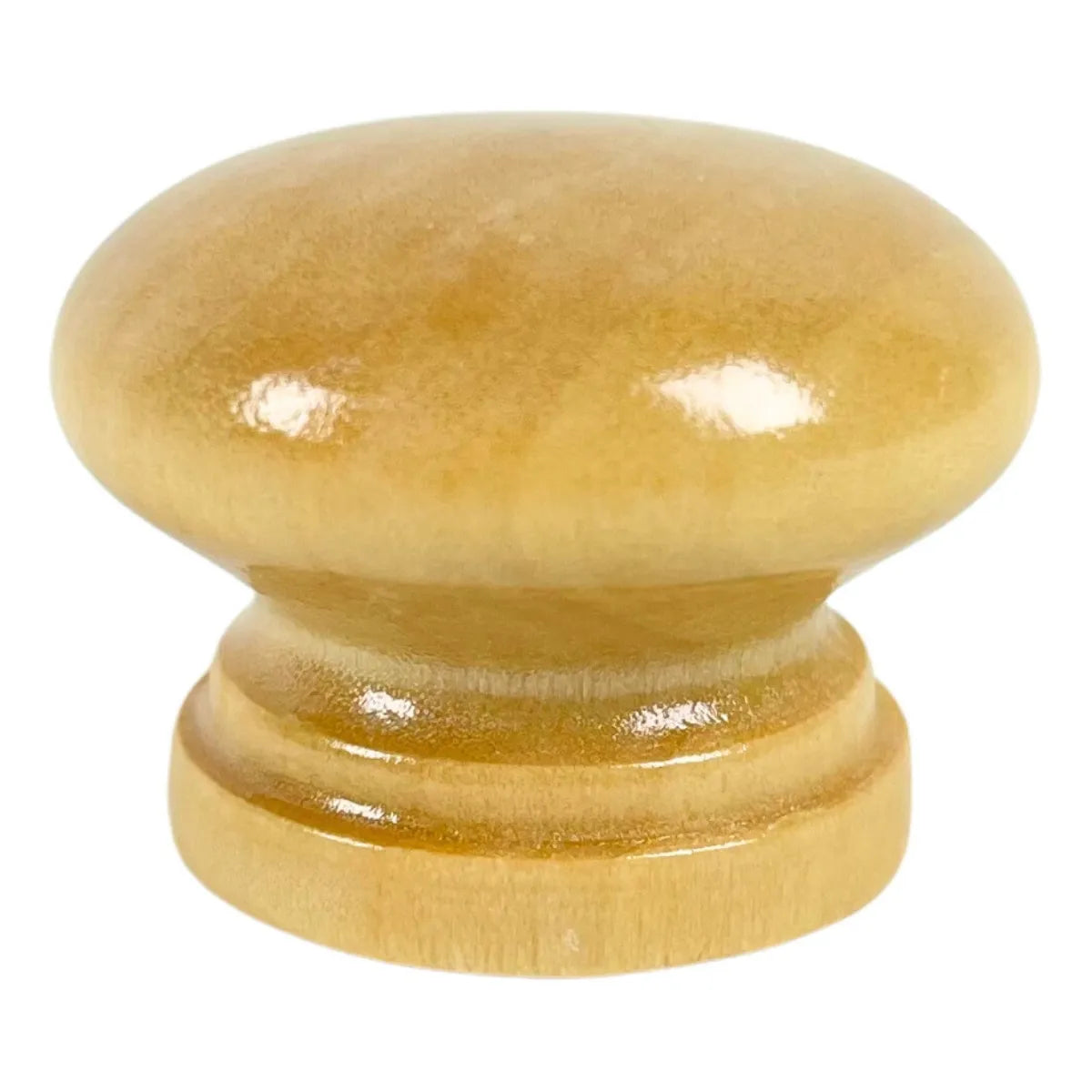 Tirador Pomo de Madera Clara Barnizada