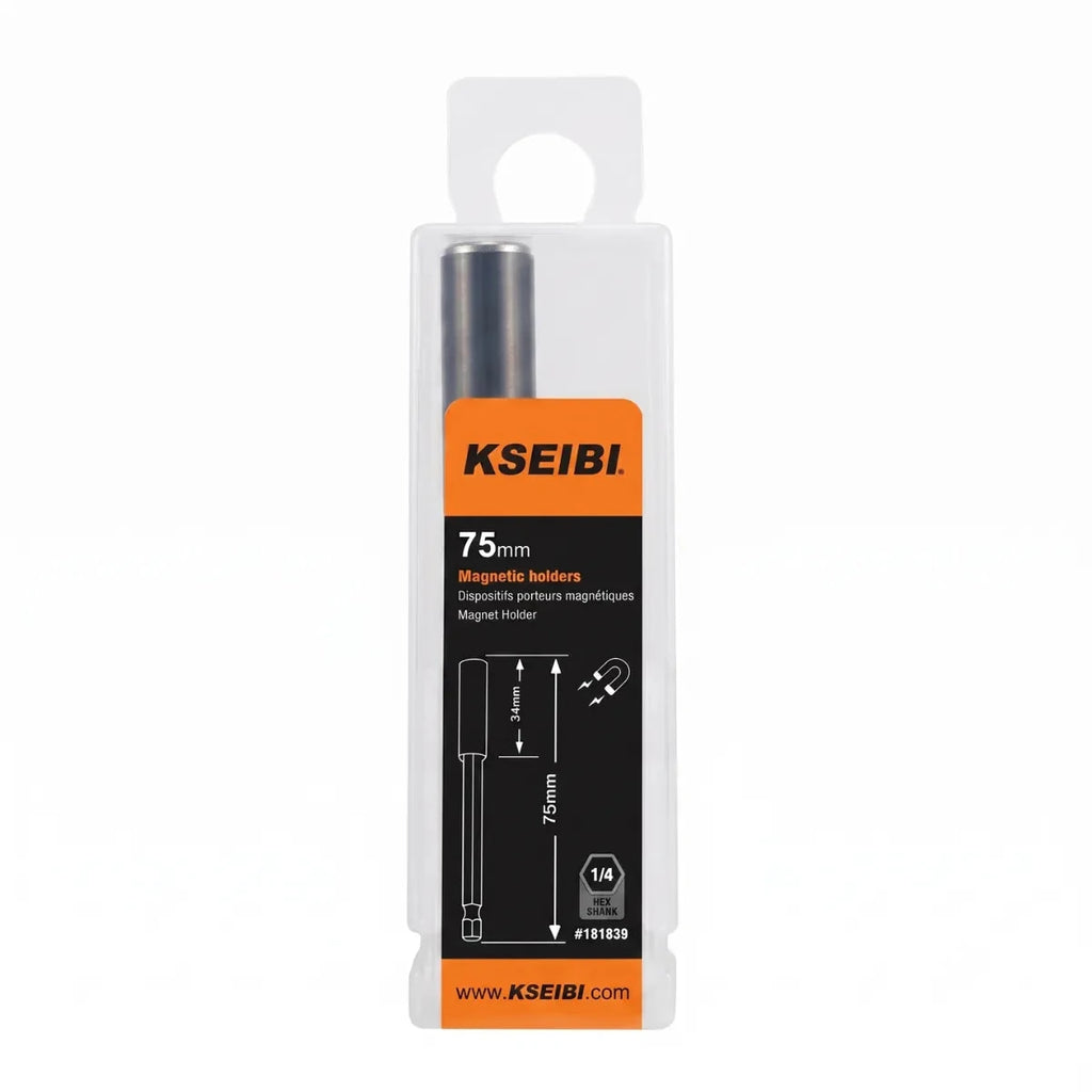 Adaptador Portapuntas Magnético Hexagonal 1/4" Kseibi 75 mm (foto 5)