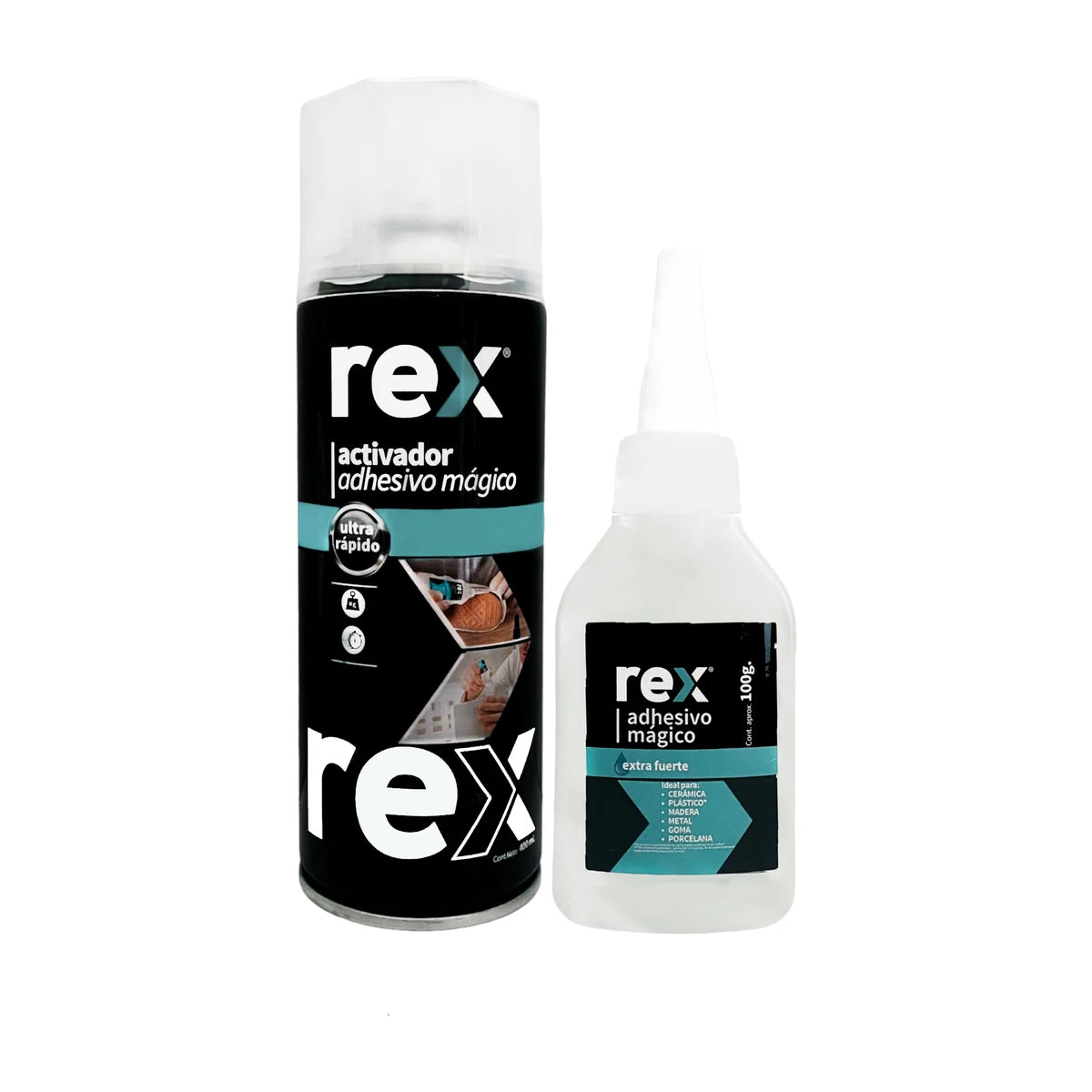 Adhesivo Mágico Rex 25 g + Activador 100 ml