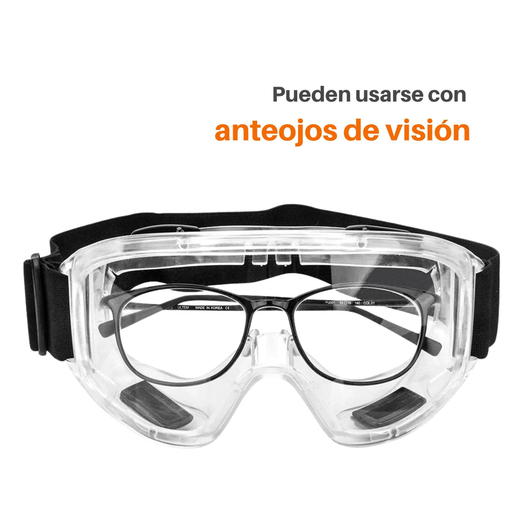 Antiparra de Seguridad Transparente con Ventilación Indirecta Kseibi #381430