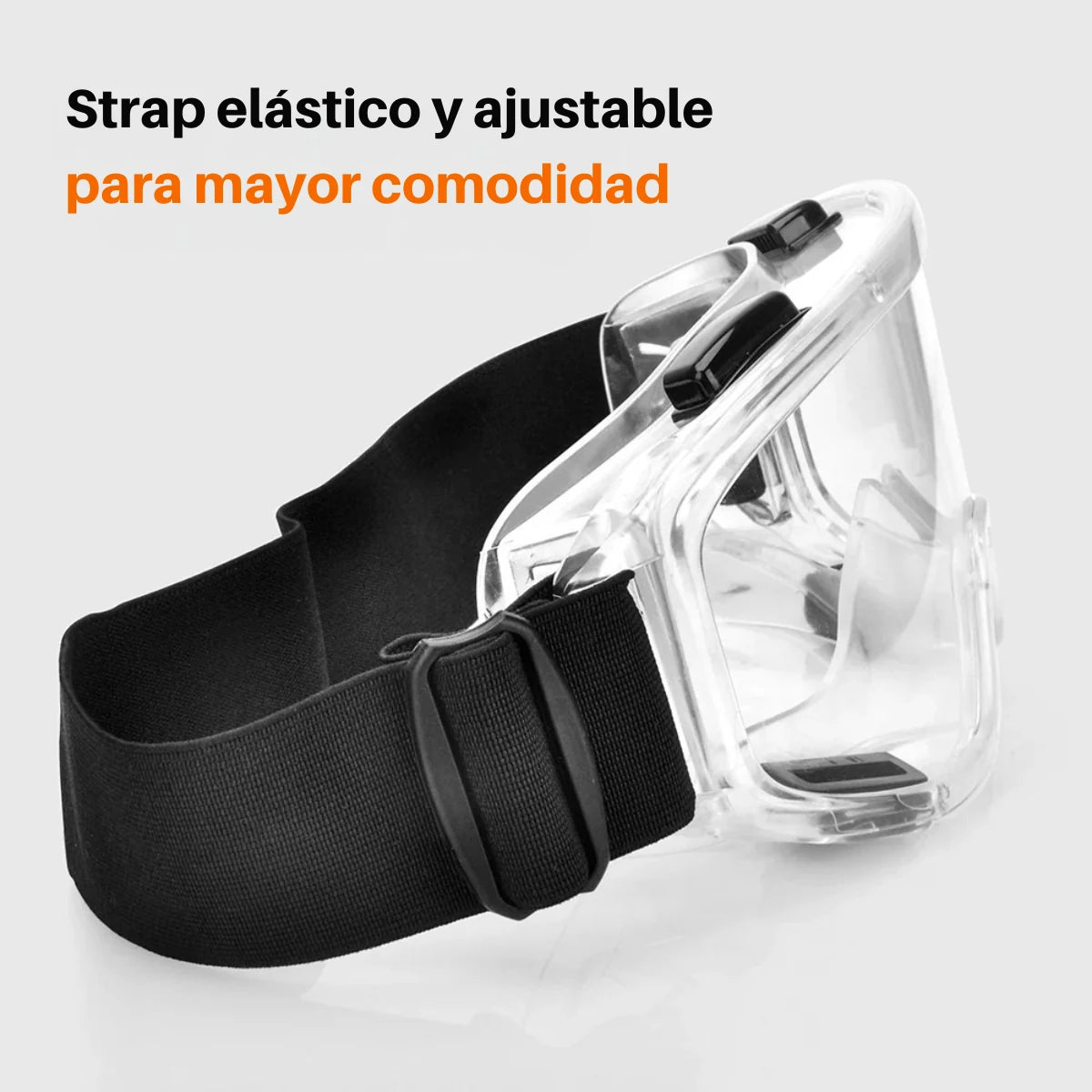 Antiparra de Seguridad Transparente con Ventilación Indirecta Kseibi #381430