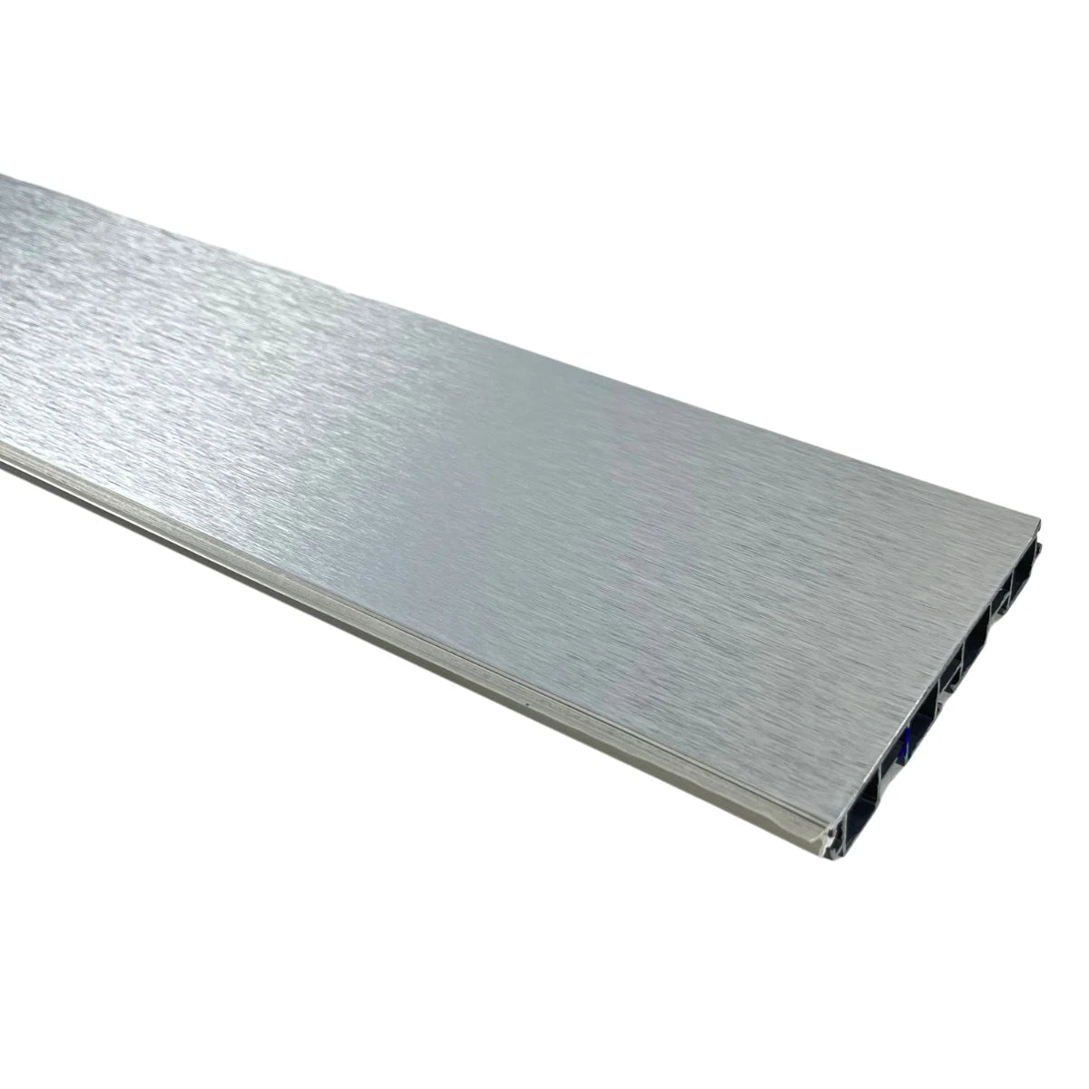 Barra de Zócalo PVC para Cocina 3 m Aluminio 100 mm