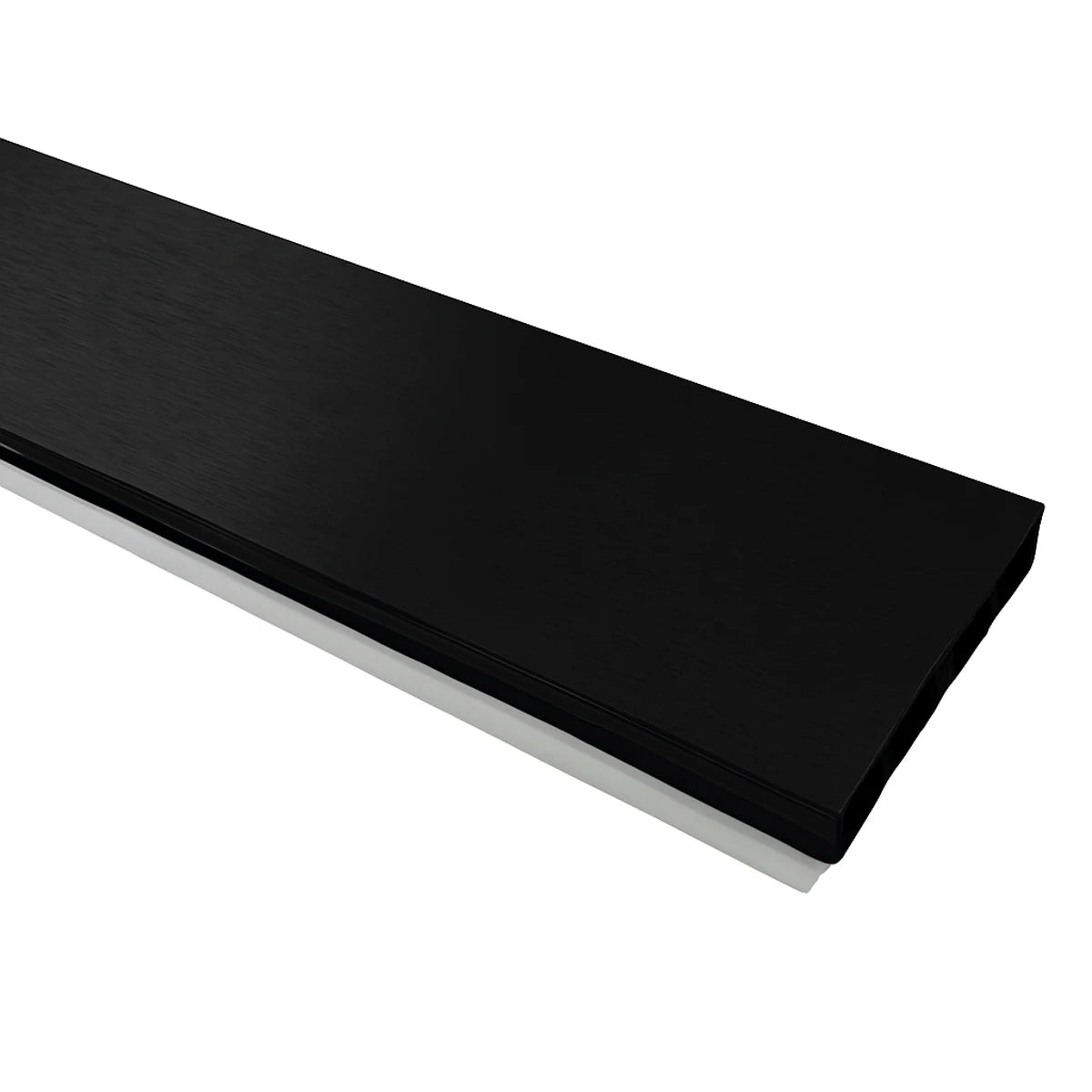 Barra de Zócalo PVC para Cocina 3 m Negro 100 mm