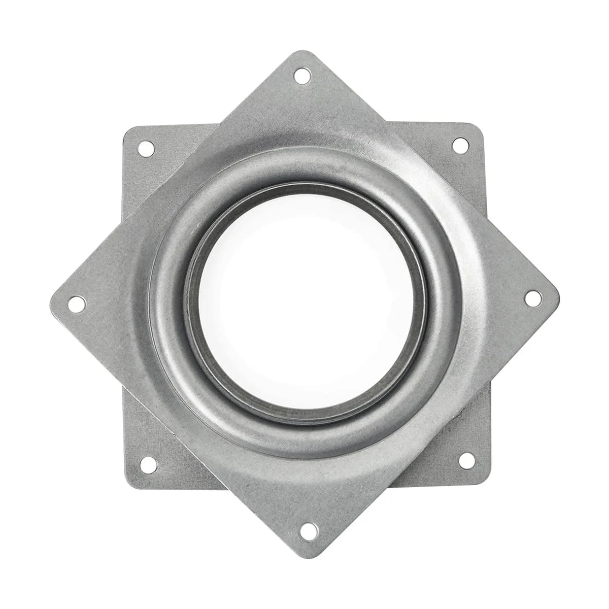 Base Giratoria Cuadrada Gris 4" - 94 x 94 mm