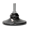 Patín Nivelador Base Movible 76 mm Hilo 3/8" x 25 mm Negro
