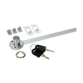 Cerradura Lateral con Trampa 600 mm para Cierre Centralizado Cromada