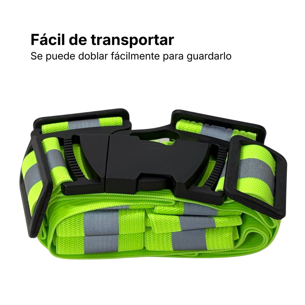 Chaleco Reflectante de Seguridad Elástico Ajustable amarillo