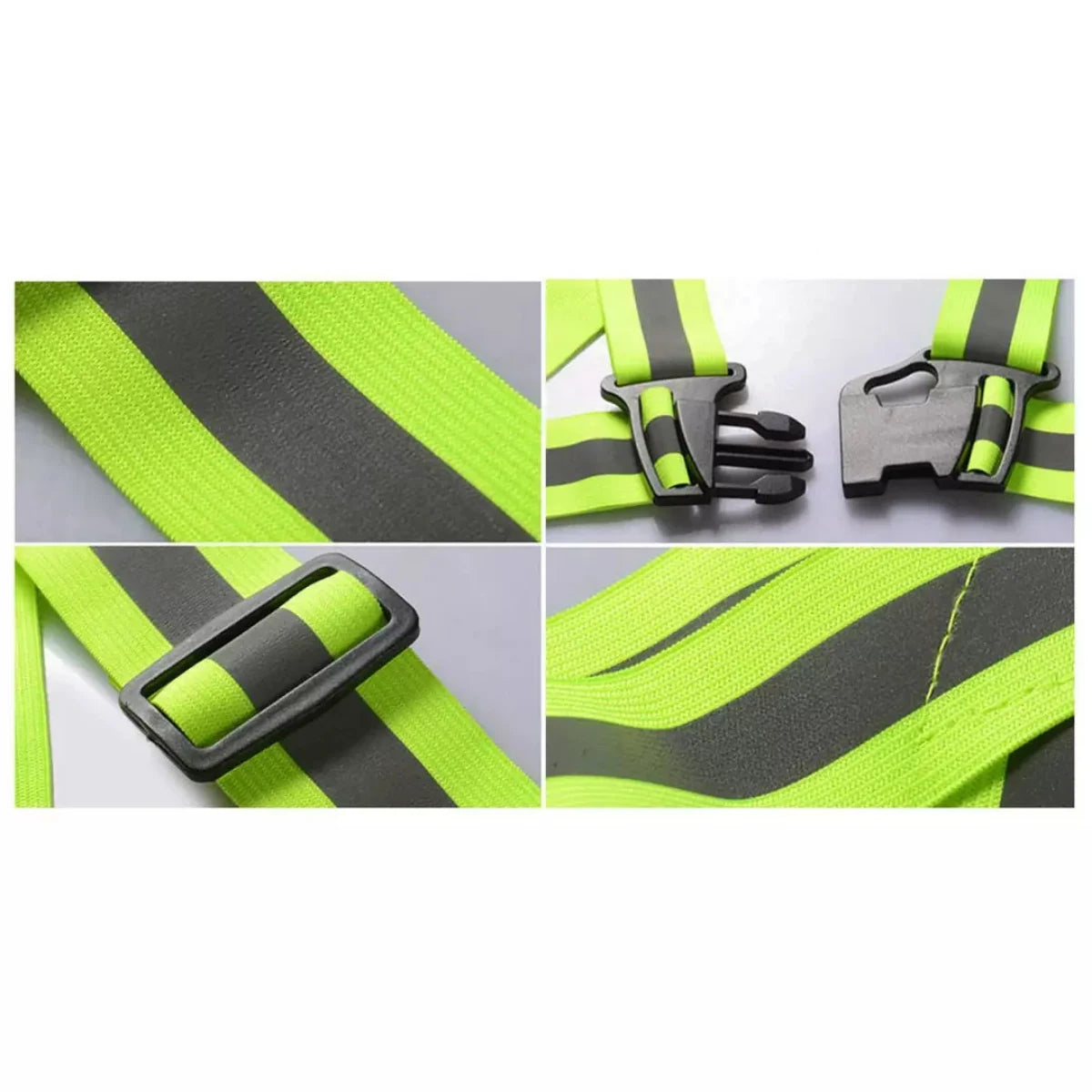 Chaleco Reflectante de Seguridad Elástico Ajustable amarillo