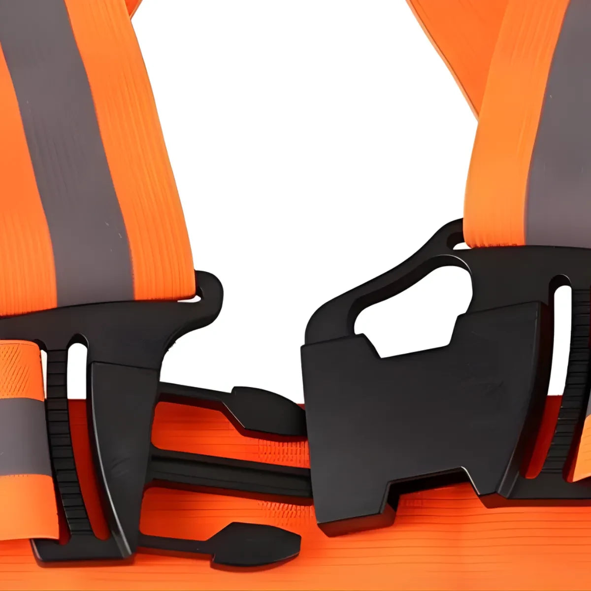 Chaleco Reflectante de Seguridad Elástico Ajustable naranja