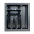 Cubertero Plástico Gris para Cajón 45 cm