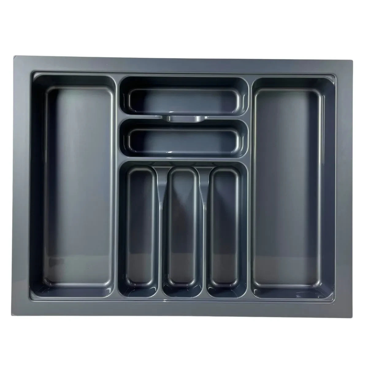 Cubertero Plástico Gris para Cajón 70 cm