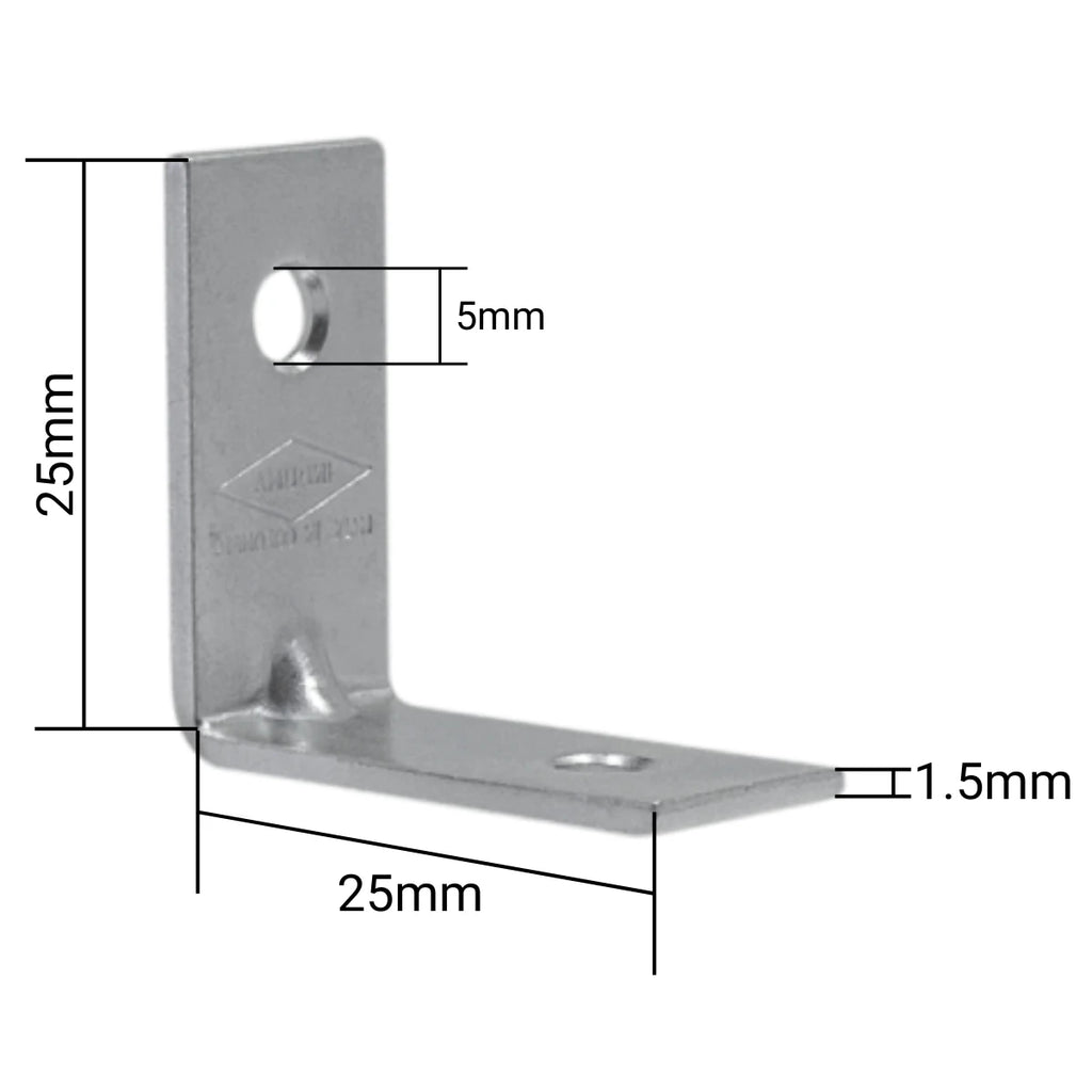 Escuadra Silla Zincada Induma 1"