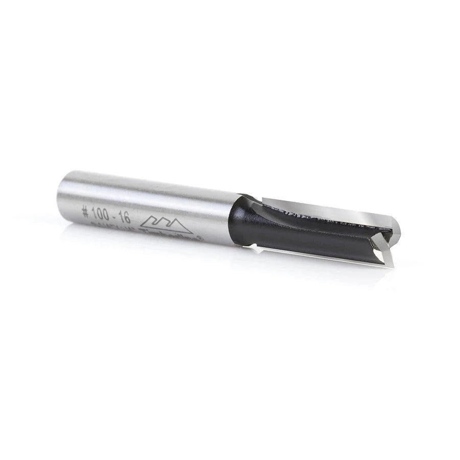 Fresa Recta 2 Filos 1/4" (6,35 mm) x 19 mm Vástago 1/4" Timberline 100-16 (foto 2)