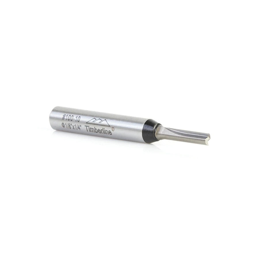 Fresa Recta 2 Filos 1/8" (3,18 mm) x 11 mm Vástago 1/4" Timberline 100-10 (foto 2)