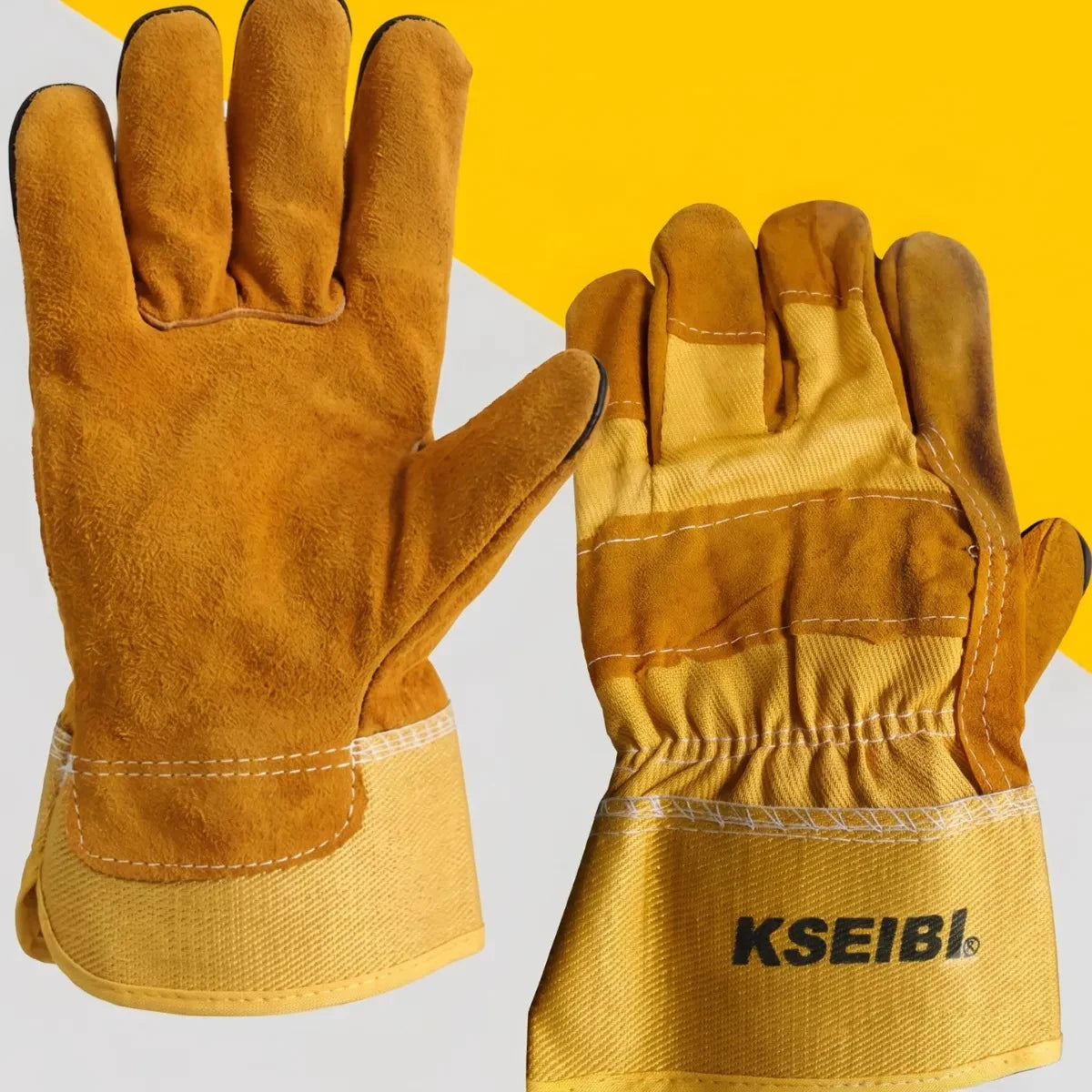 Guantes de Cuero para Soldar Talla XXL (#14) Kseibi #441740