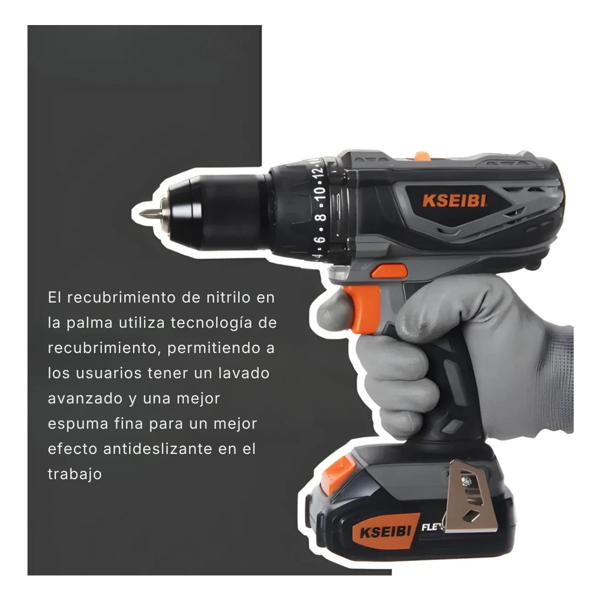 Guantes de PU para Trabajo Talla L (#10) Kseibi #442015