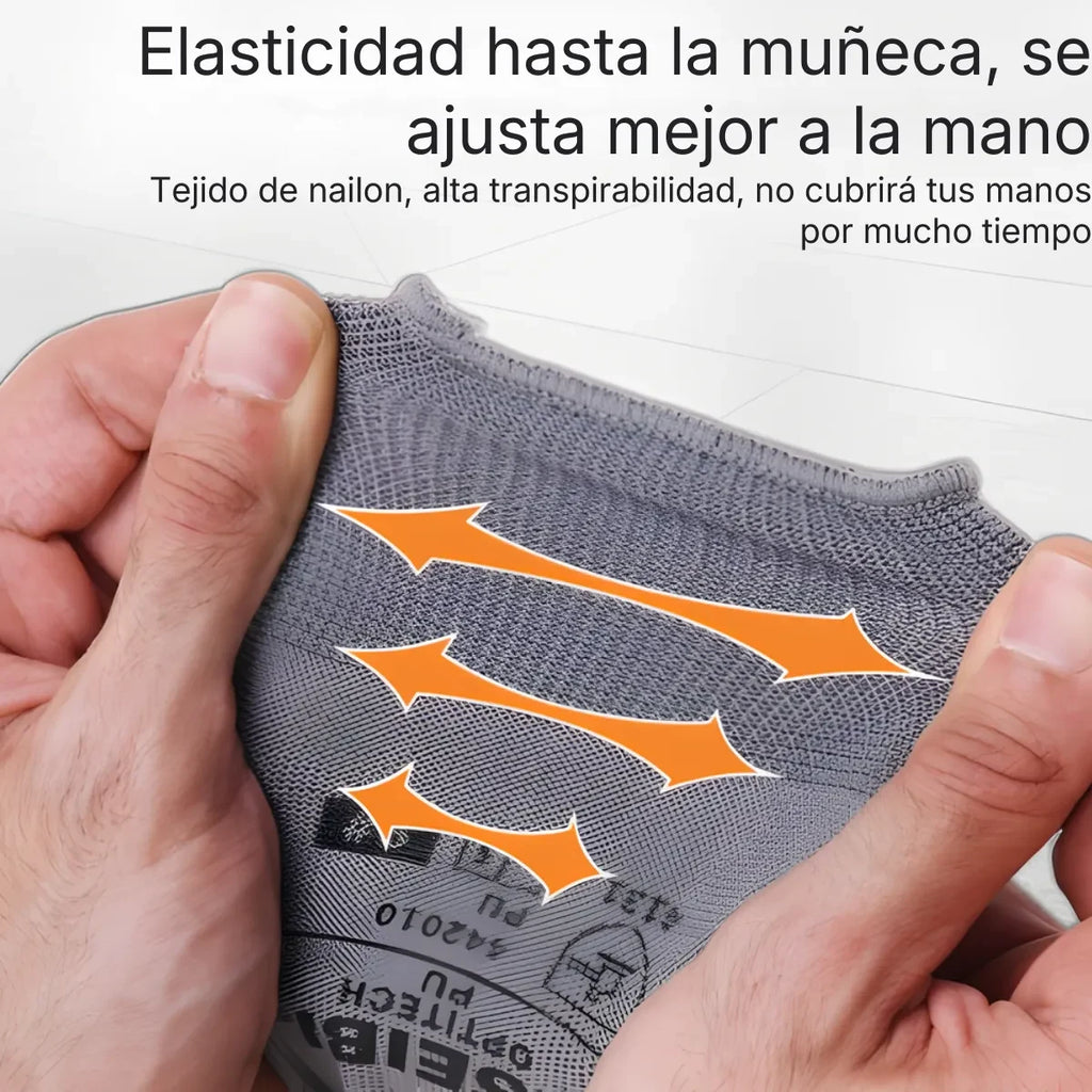 Guantes de PU para Trabajo Talla L (#10) Kseibi #442015
