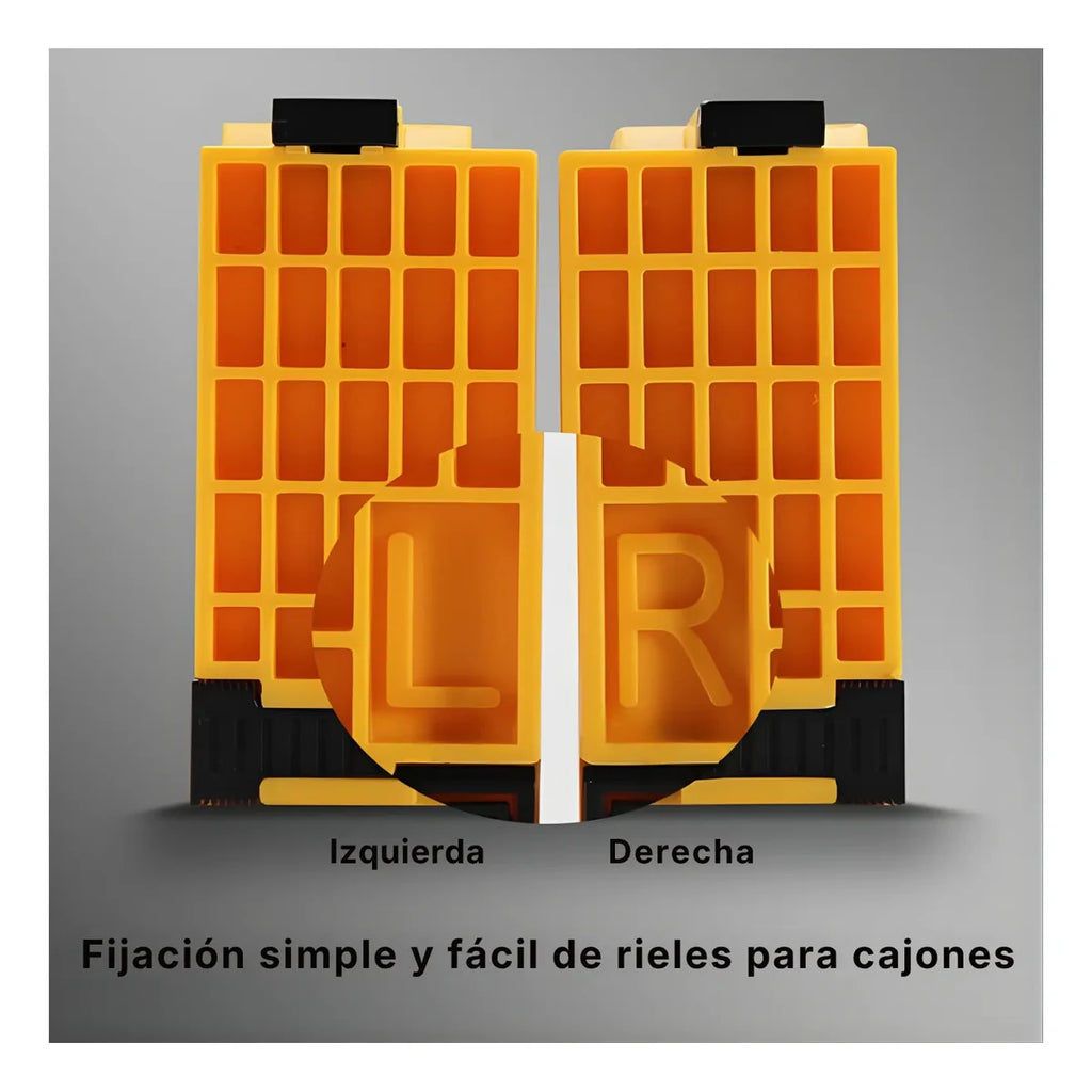 Guía de Instalación para Correderas de Cajón 2 Piezas Kseibi #314230 (foto 4)