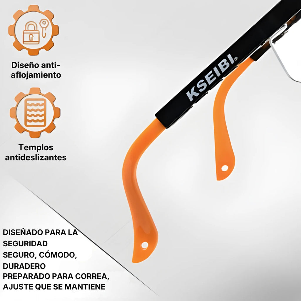 Lente de Seguridad Integra Ajustable Kseibi transparente