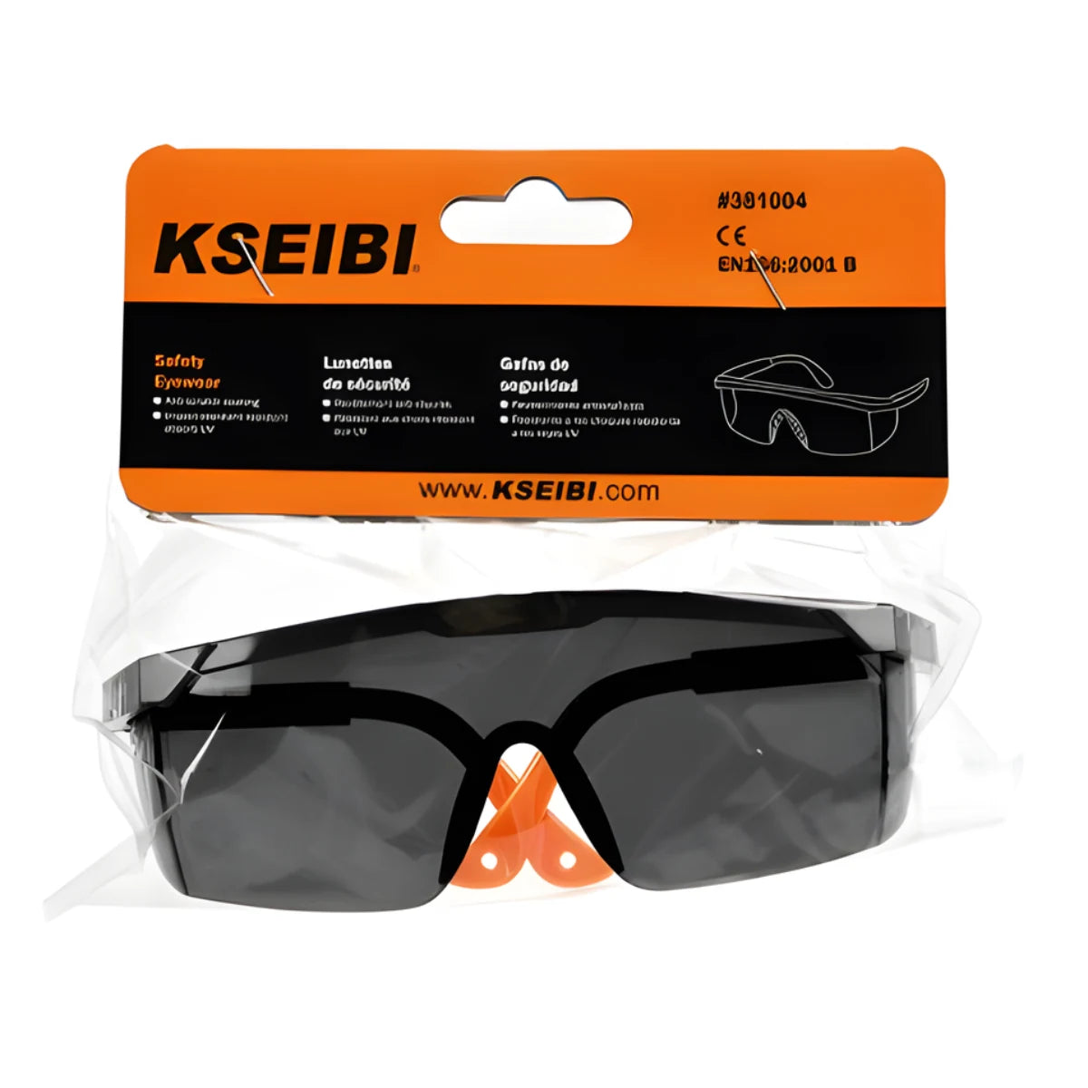Lente de Seguridad Integra Ajustable Kseibi oscuro