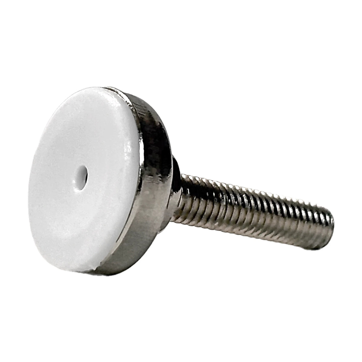 Patín Nivelador 21 mm Hilo M6 x 25 mm con Inserto Plástico - Blanco (foto 7)
