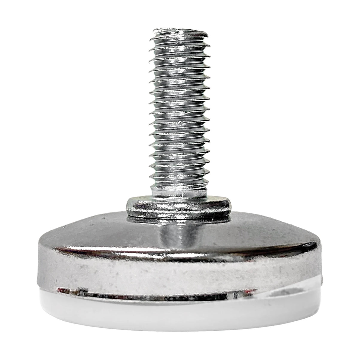 Patín Nivelador Titán 43 mm Hilo 3/8" x 25 mm - Cromado/Blanco