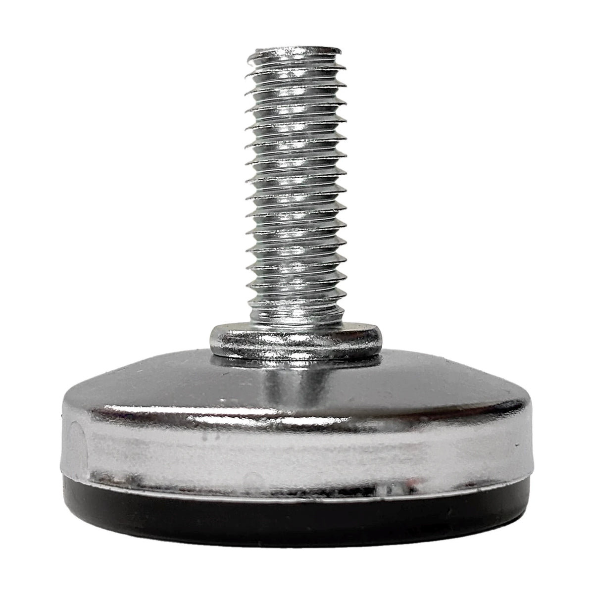 Patín Nivelador Titán 43 mm Hilo 3/8" x 25 mm - Cromado/Negro