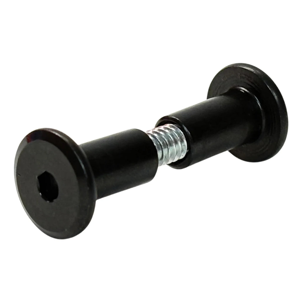 Perno conector Chicago metálico negro 1/4x20x28