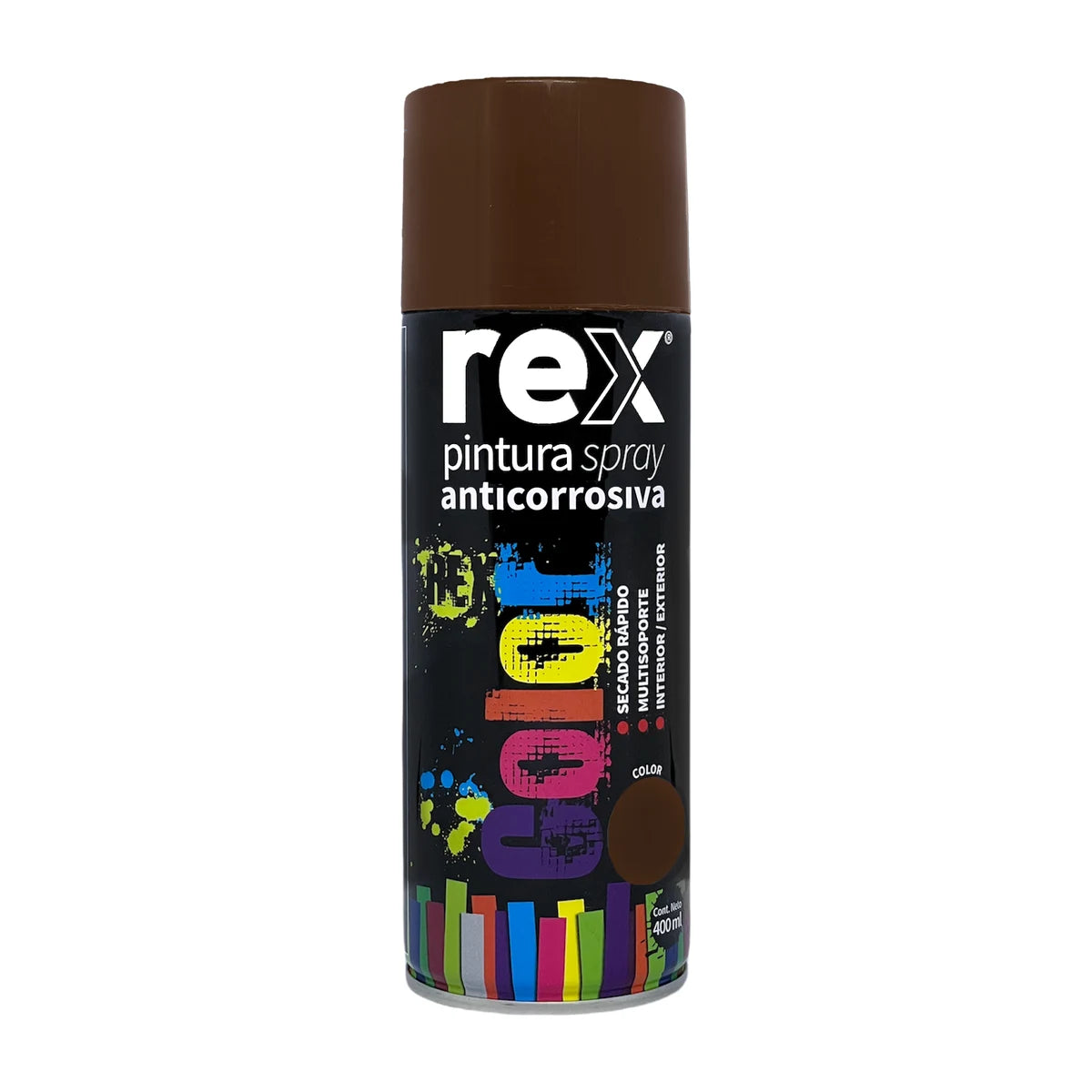Pintura Spray Rex Anticorrosiva 400 ml Rojo