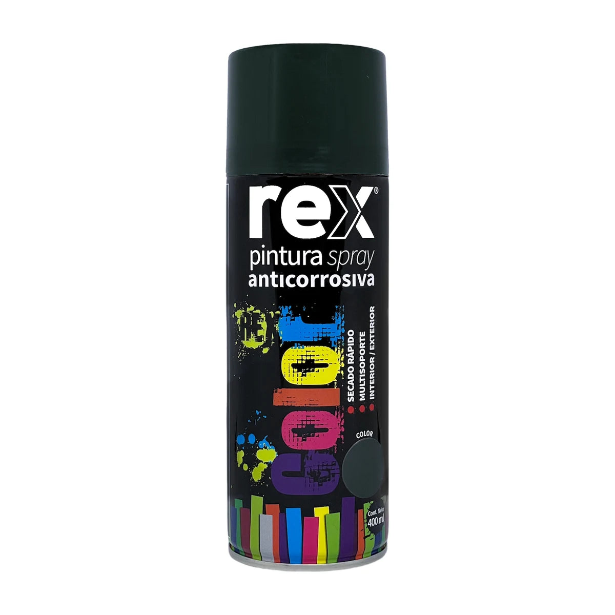 Pintura Spray Rex Anticorrosiva 400 ml Verde