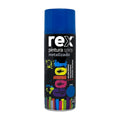 Pintura Spray Rex Metalizada 400 ml Azul