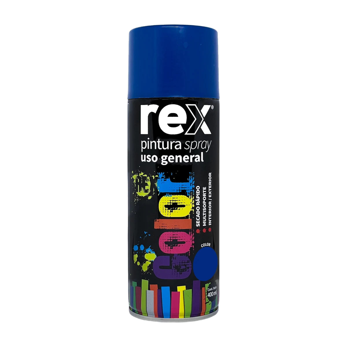 Pintura Spray Rex Uso General 400 ml Azul