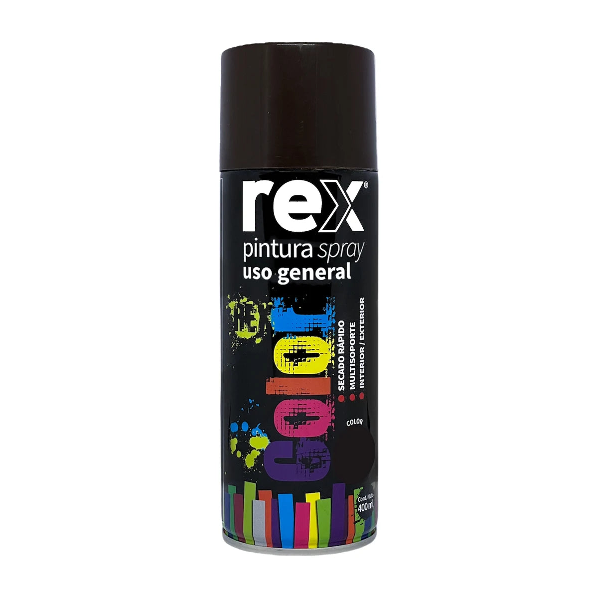Pintura Spray Rex Uso General 400 ml Marrón