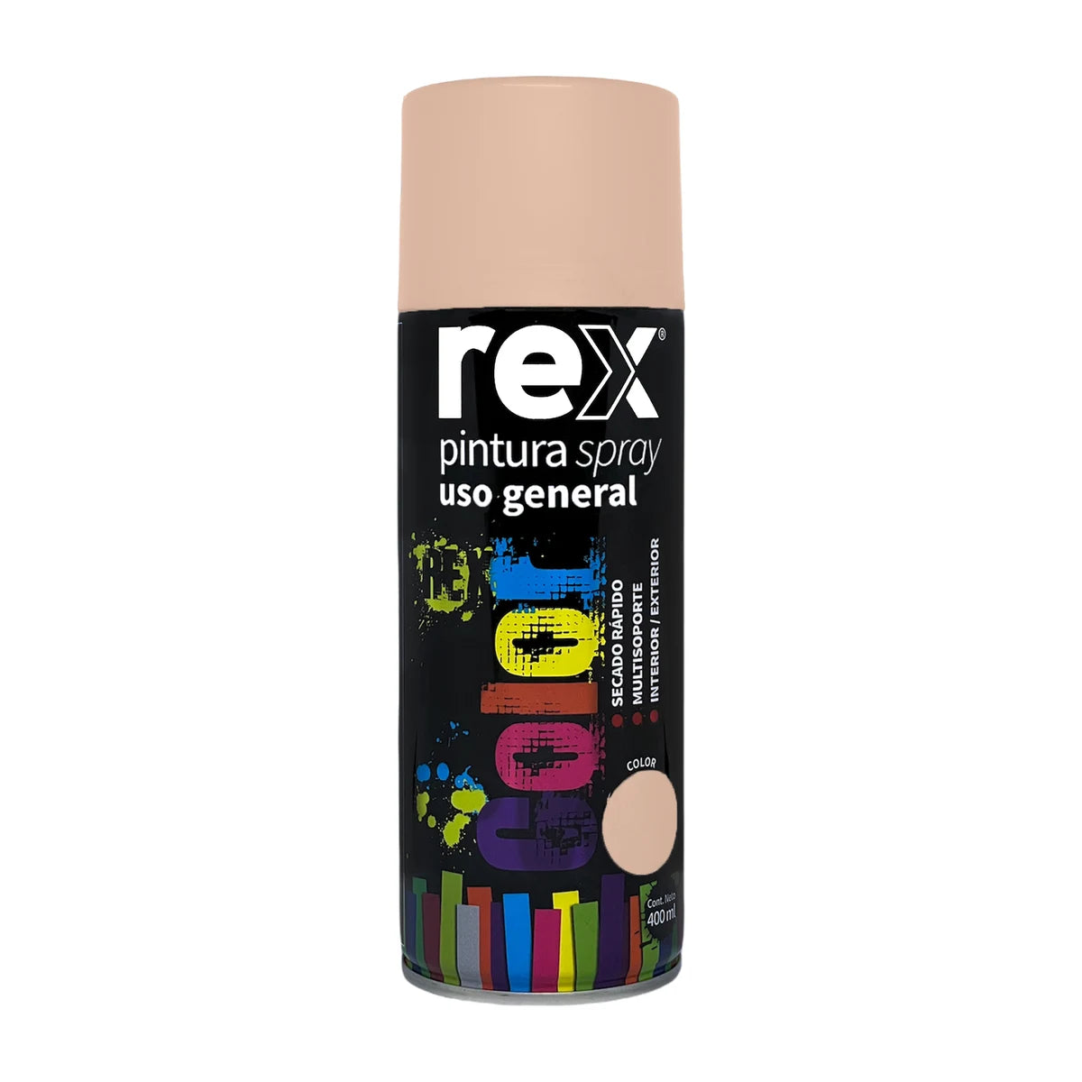 Pintura Spray Rex Uso General 400 ml Rosa