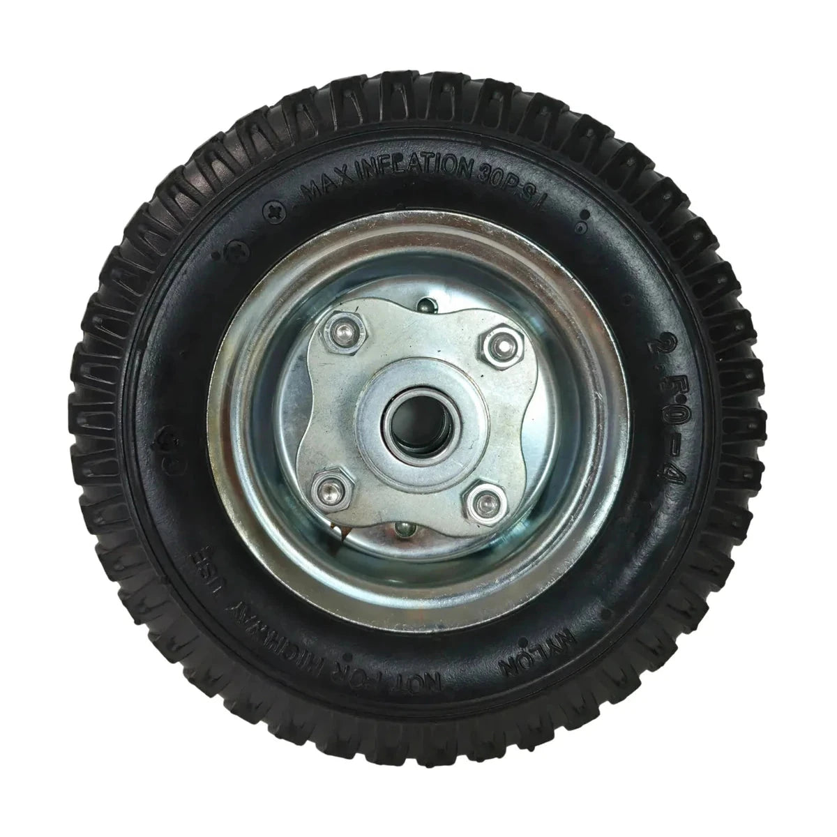 Rueda Neumática Eje 16 mm para Yegua 8" - 2.50-4