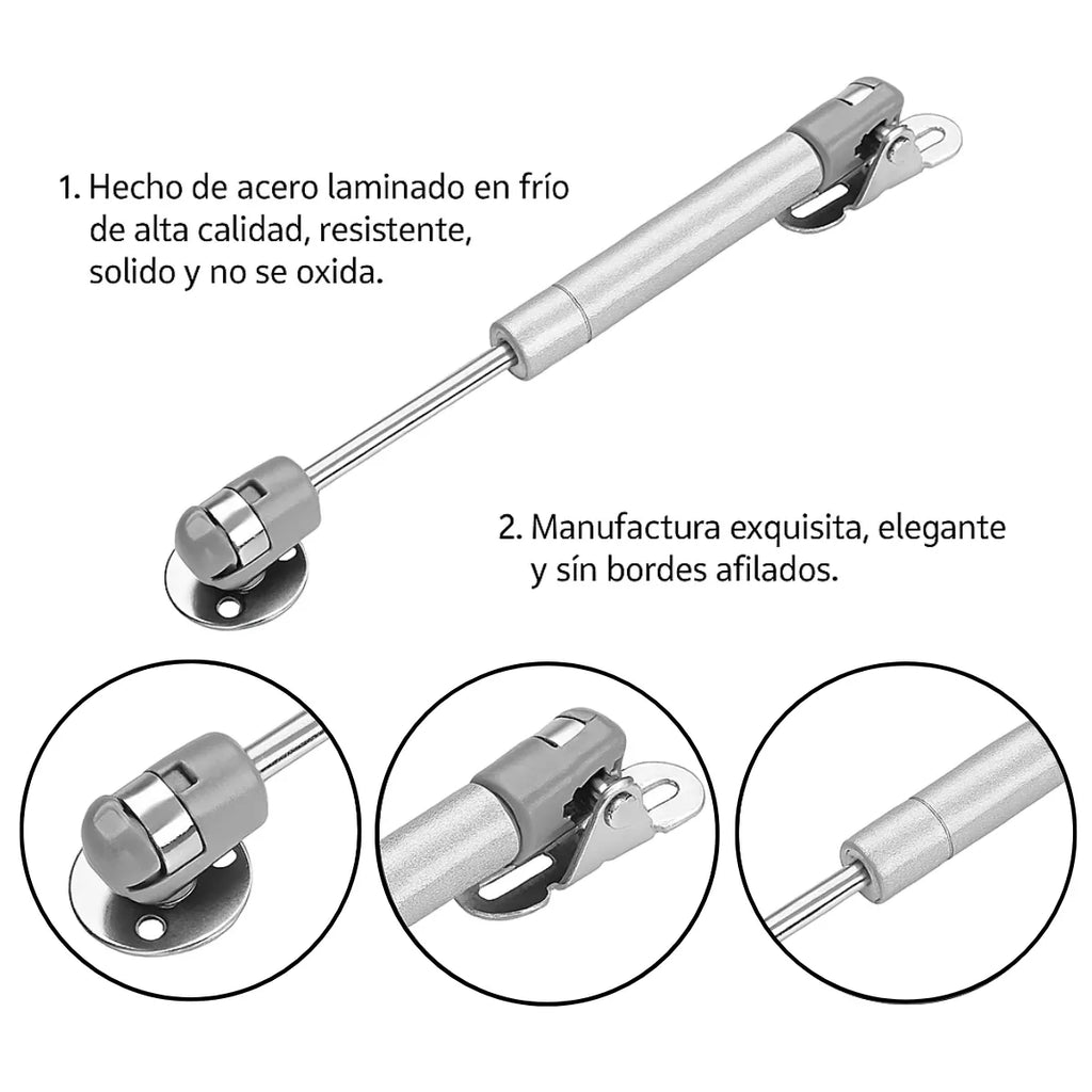 Pistón Bombín a Gas para Puerta Elevable Variantes 60N / 80N / 100N / 120N