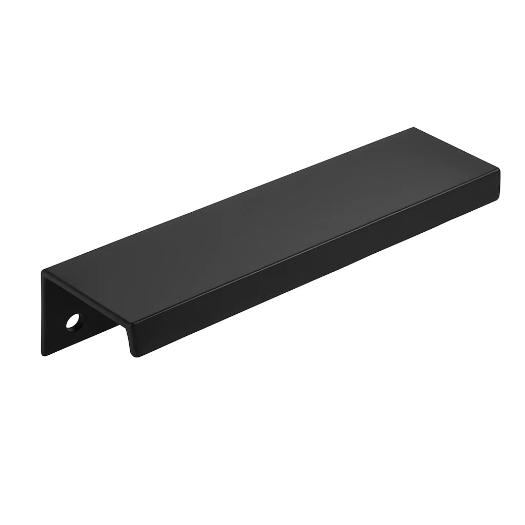 Tirador Oculto Tipo C de Aluminio - Negro / 128/160 mm