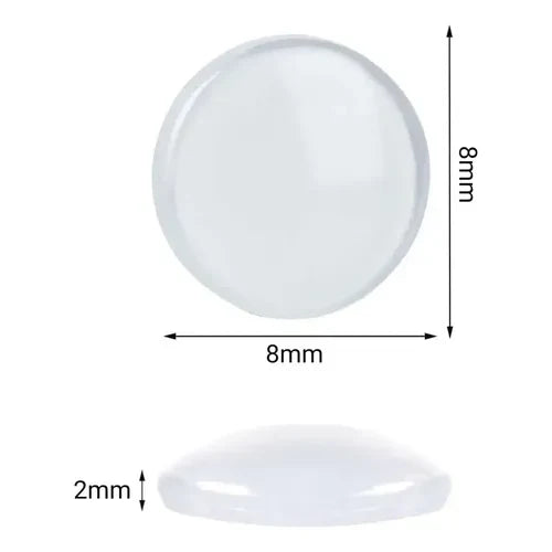 Tope Autoadhesivo Transparente 8 mm Display 144 Unidades (foto 2)