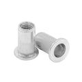 Tuerca remache estriada de aluminio