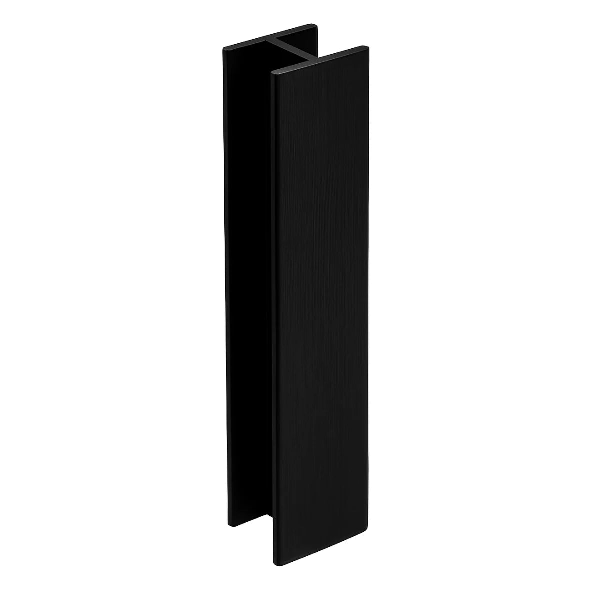 Unión Recta para Zócalo PVC Negro 100 mm